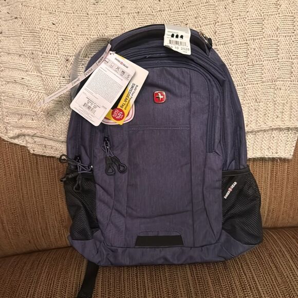 New With Tags Swissgear Navy 18" Laptop backpack - Picture 10 of 12